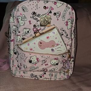 Hello Kitty Pink Backpack and Wallet